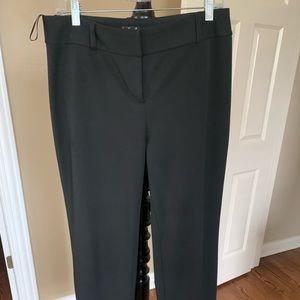 Black soft (scuba like feel) INC cuffed full leg dress pants